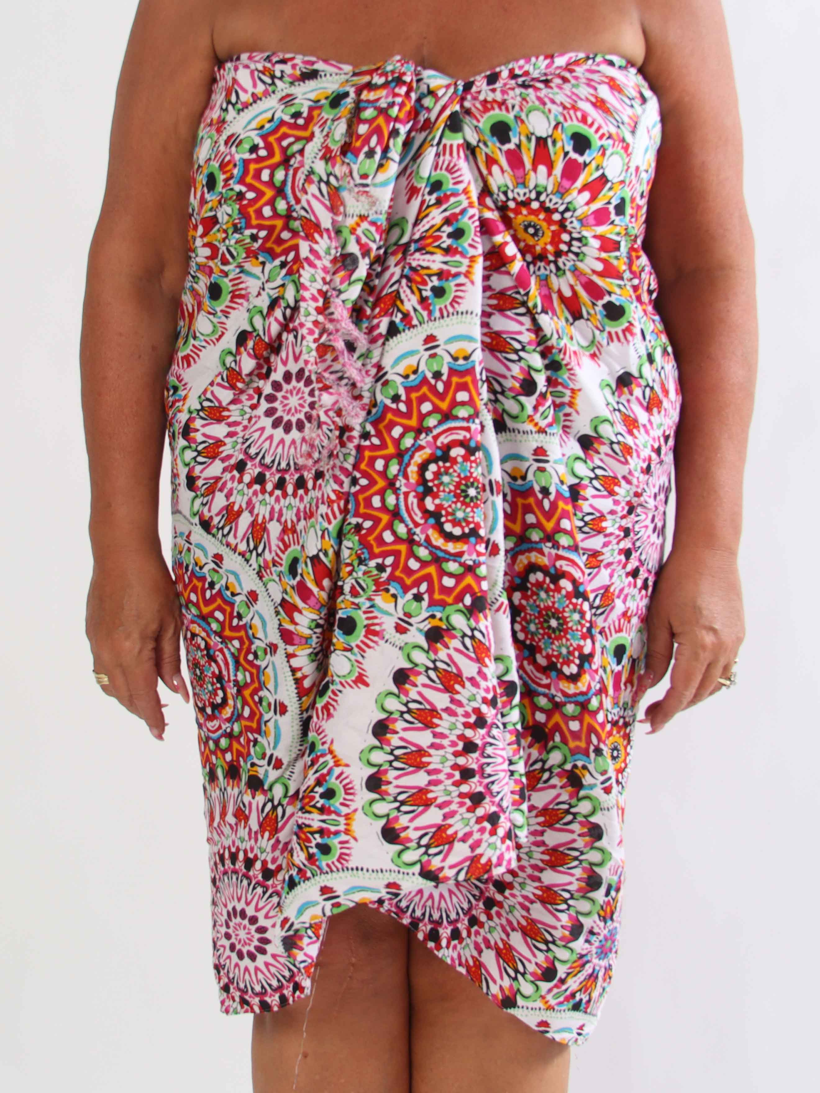Zizi – Mönstrad viskos sarong