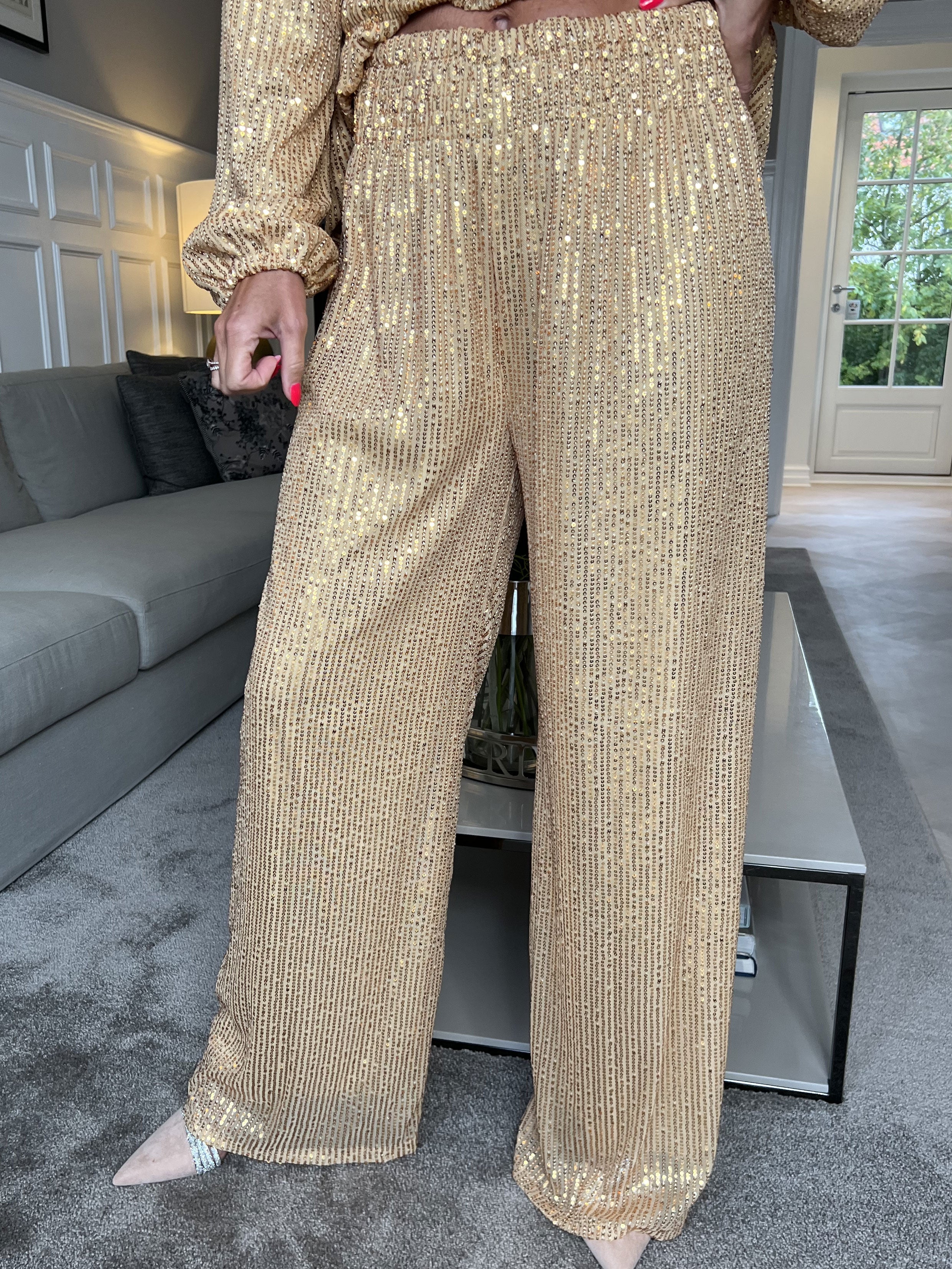 Pams Pants Glitter - Lösa byxor med paljetter