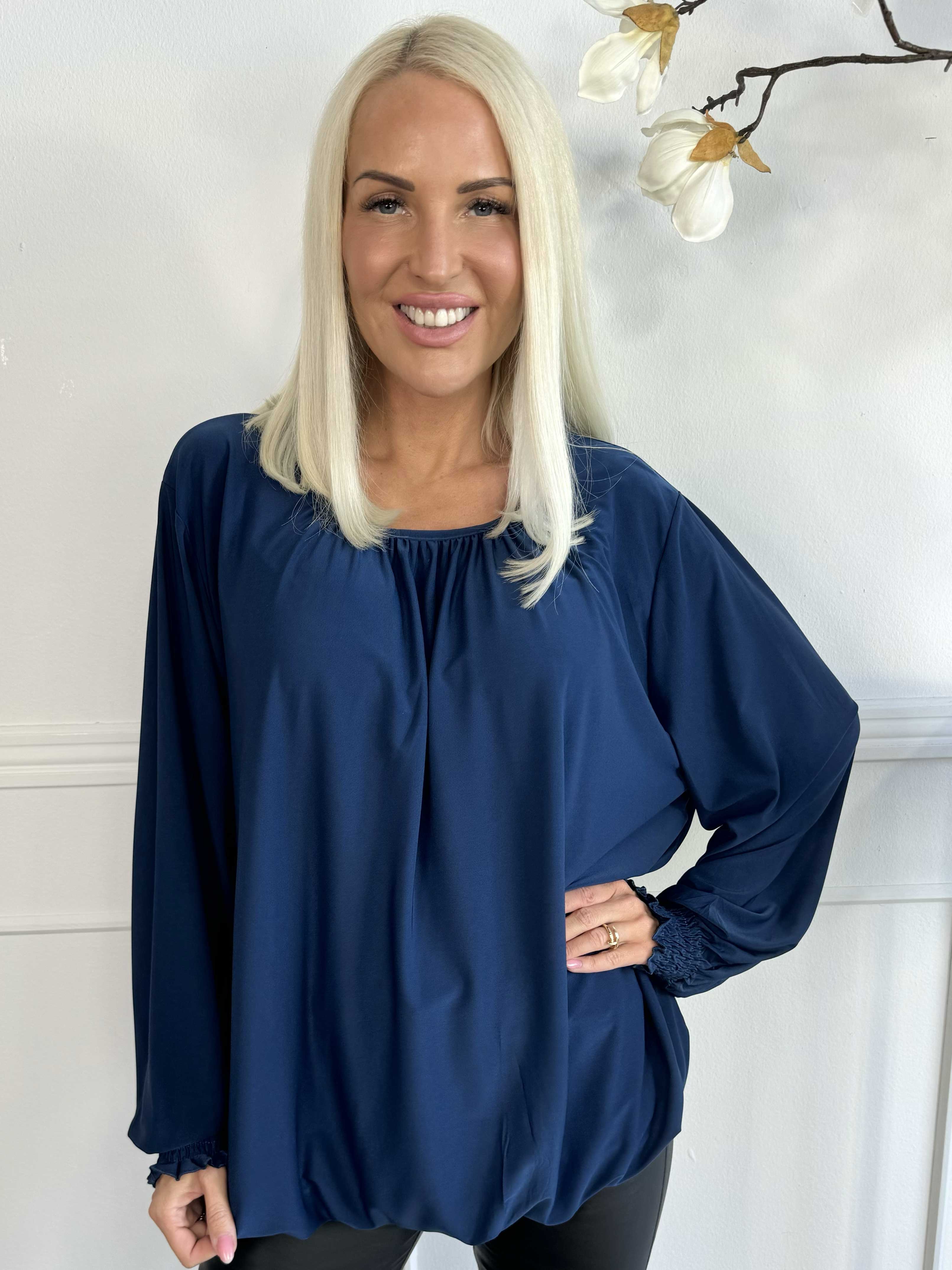 Miracle Plain Shirt L/S - Blus med resår och långa ärmar