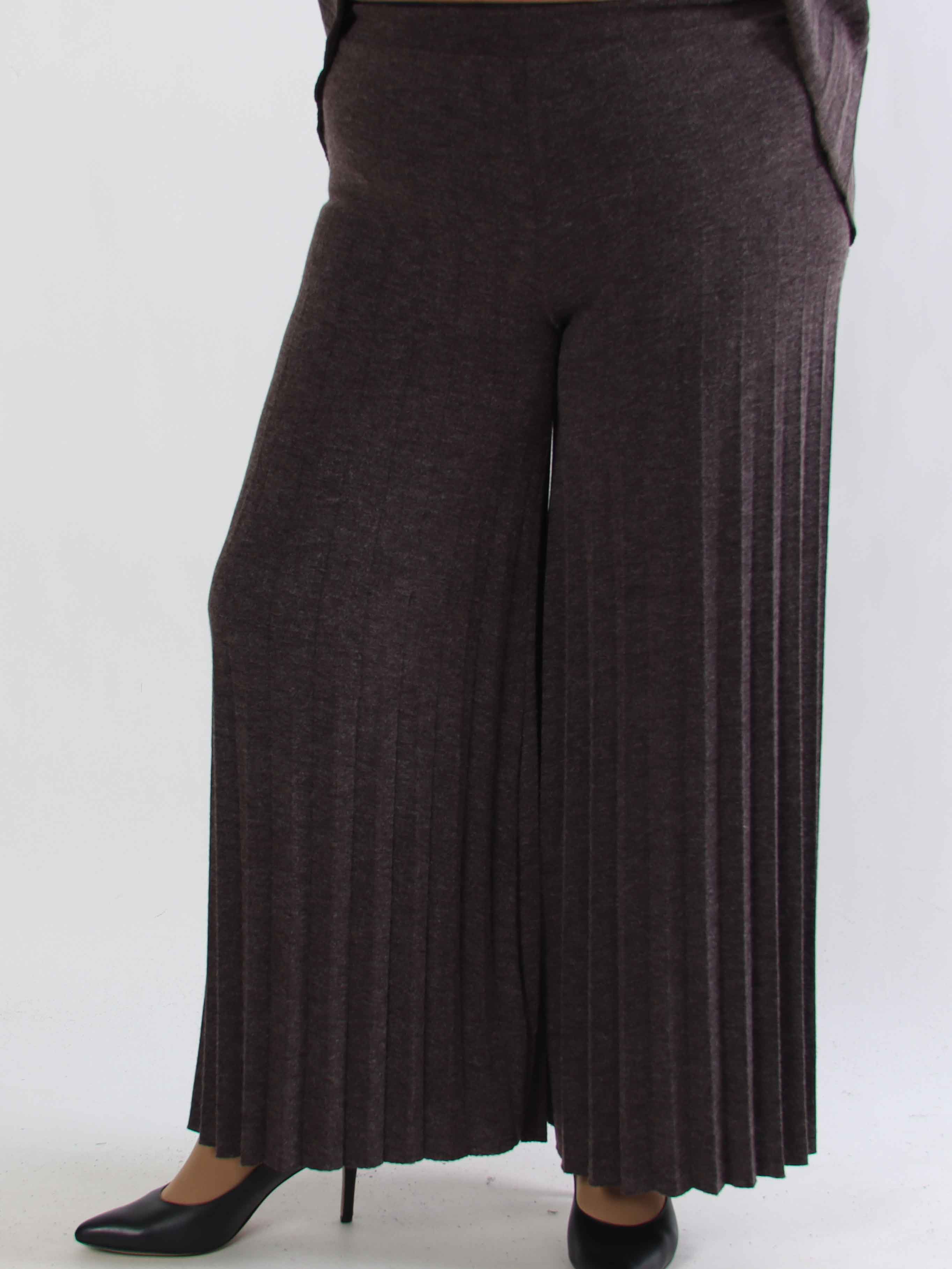 Anita Pants - Mjuka plisserade plus size byxor