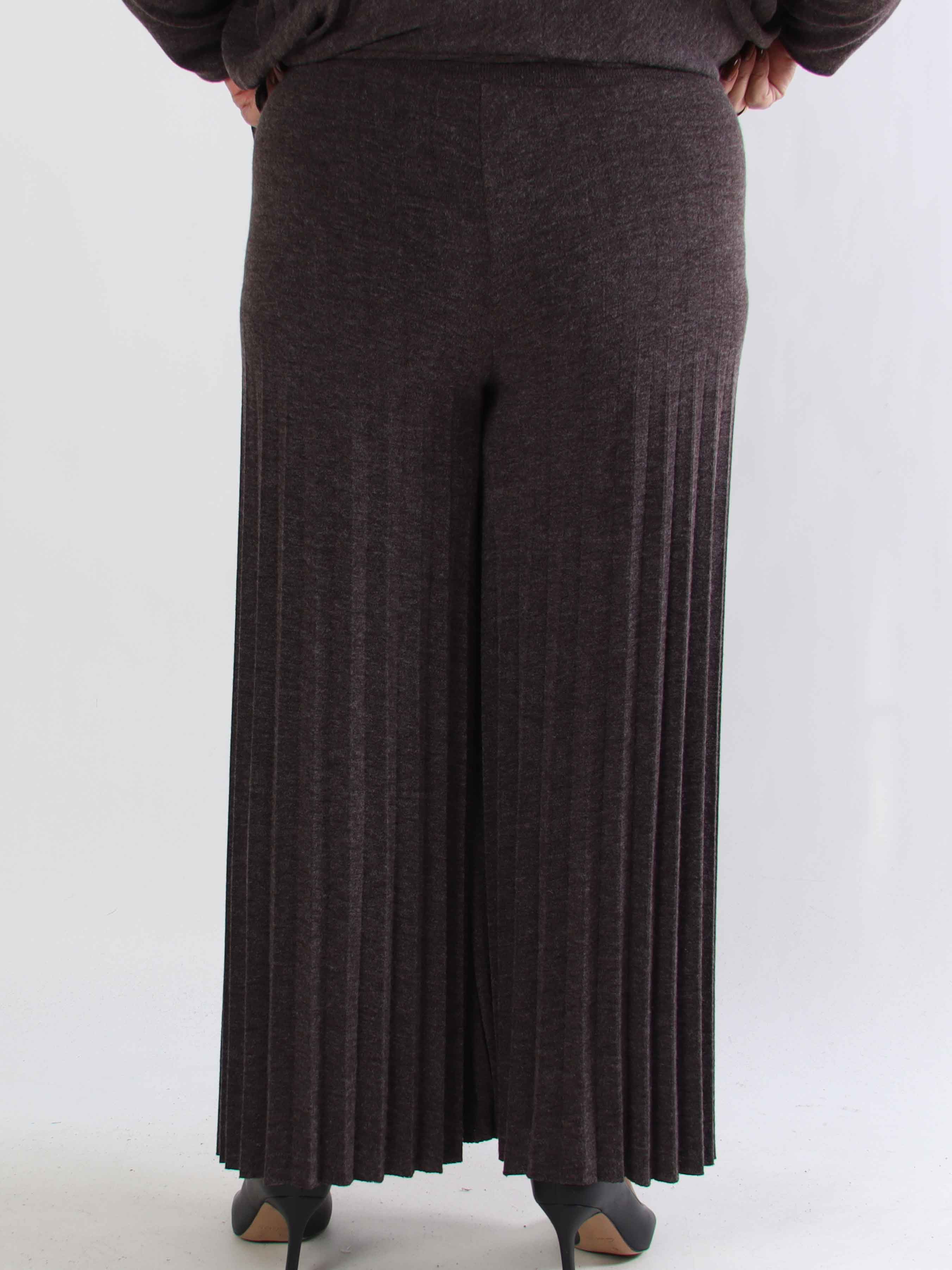 Anita Pants - Mjuka plisserade plus size byxor