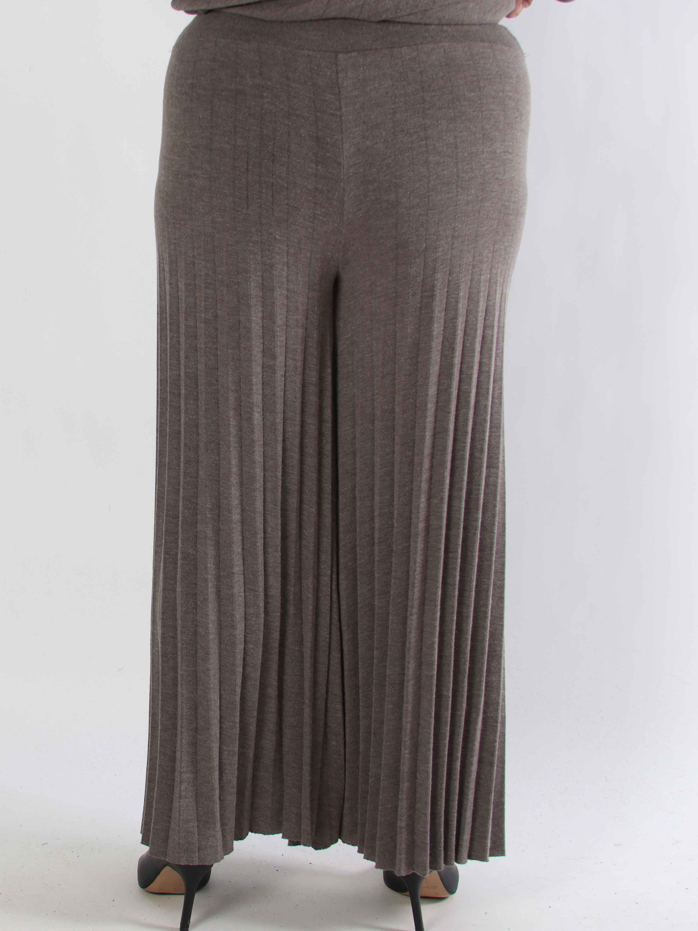 Anita Pants - Mjuka plisserade plus size byxor