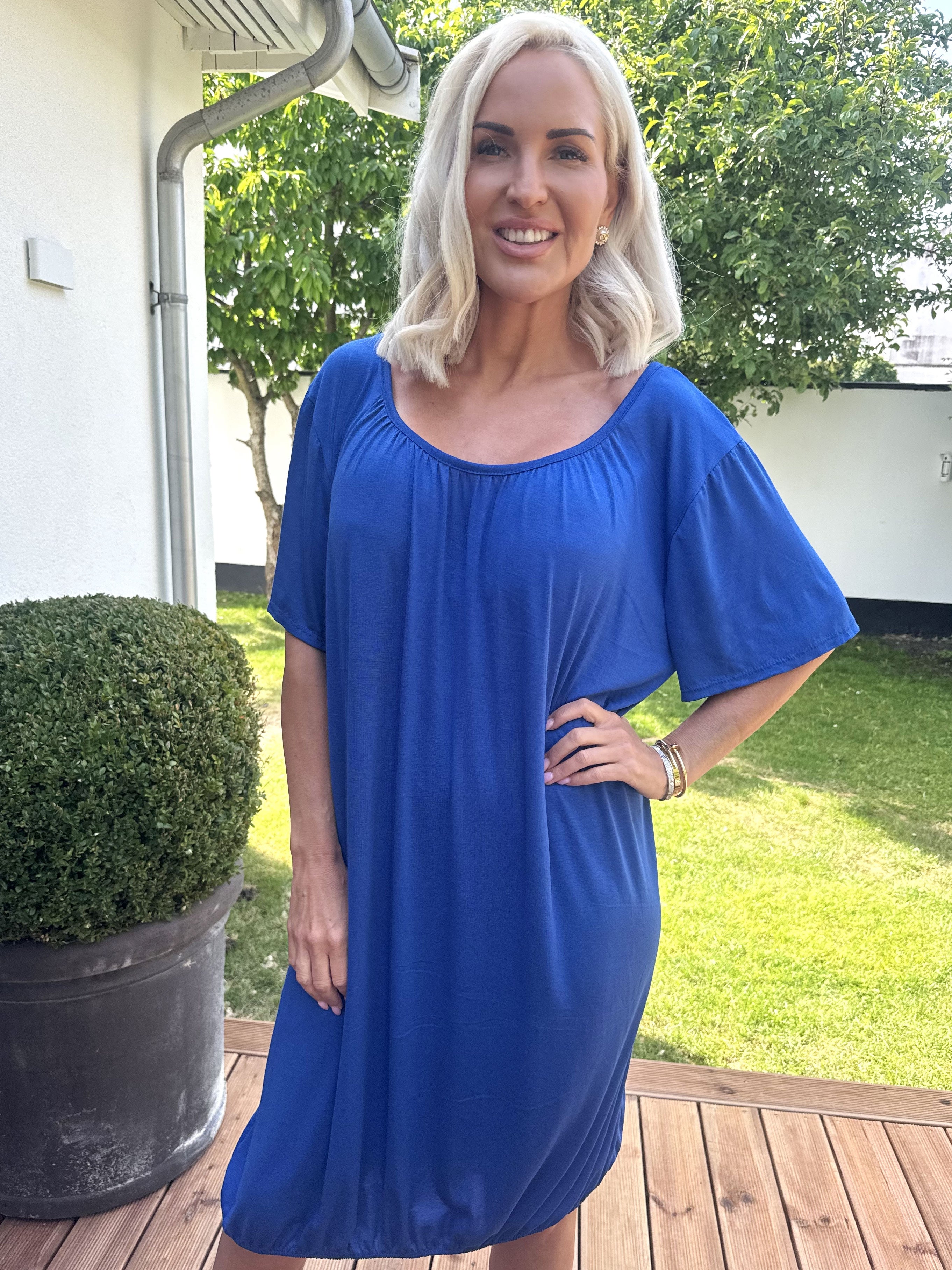 Miracle Dress - Basic klänning i viskos med resår nedtill