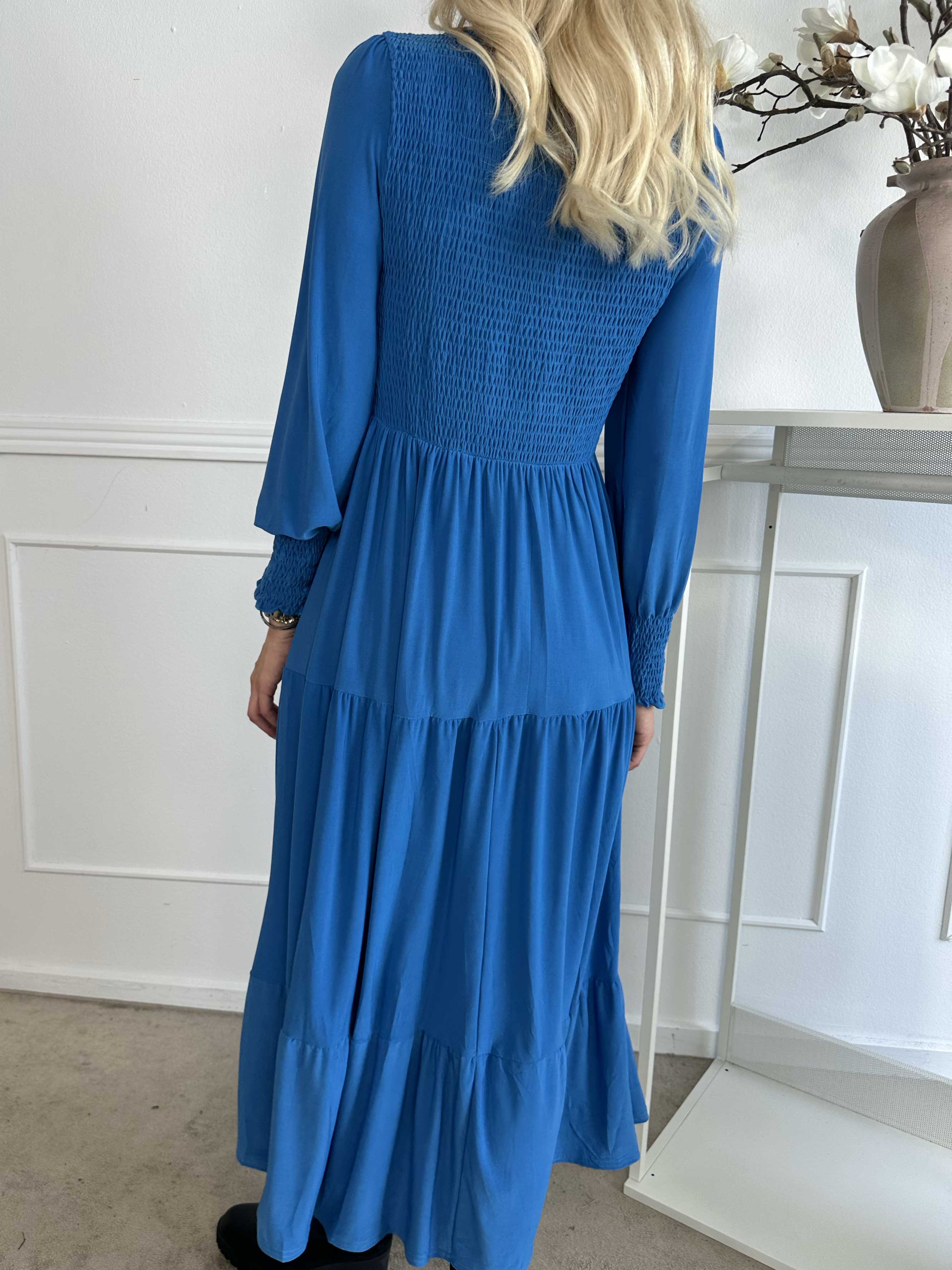 Kelly Long - Stretchklänning med smock över bröstet