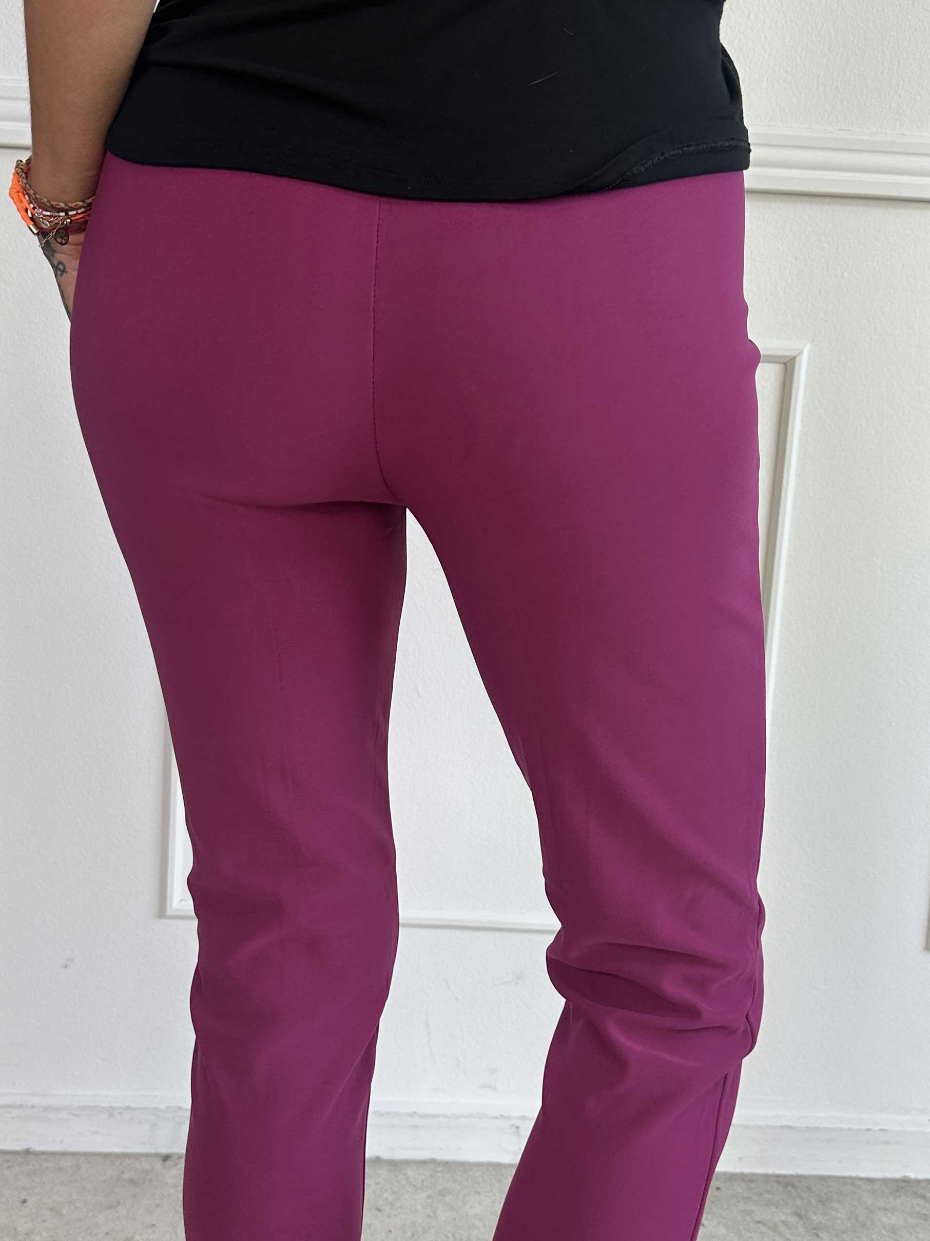 Jolie - Mjuka elastiska leggings med guldknappar