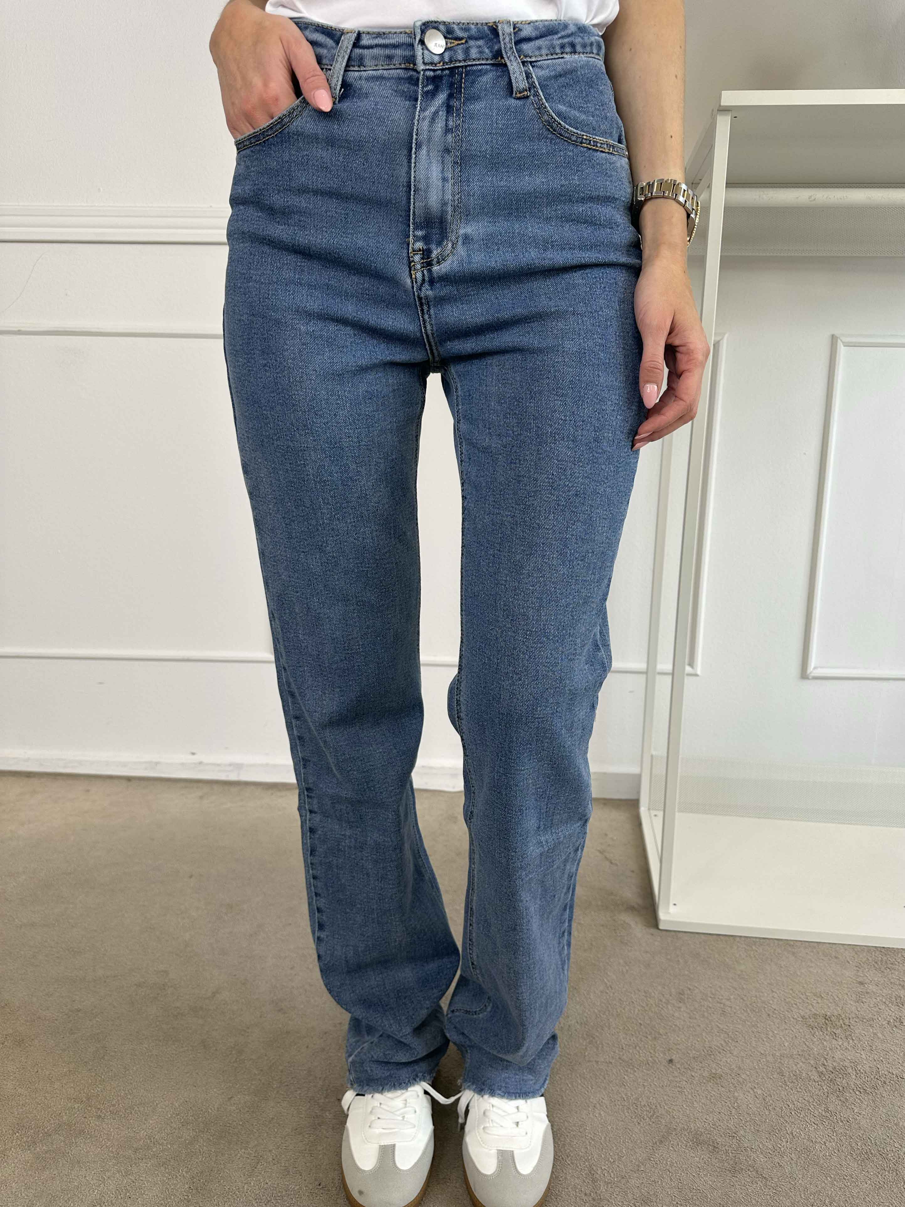 Jenna - Jeans med stretch och extra långa ben
