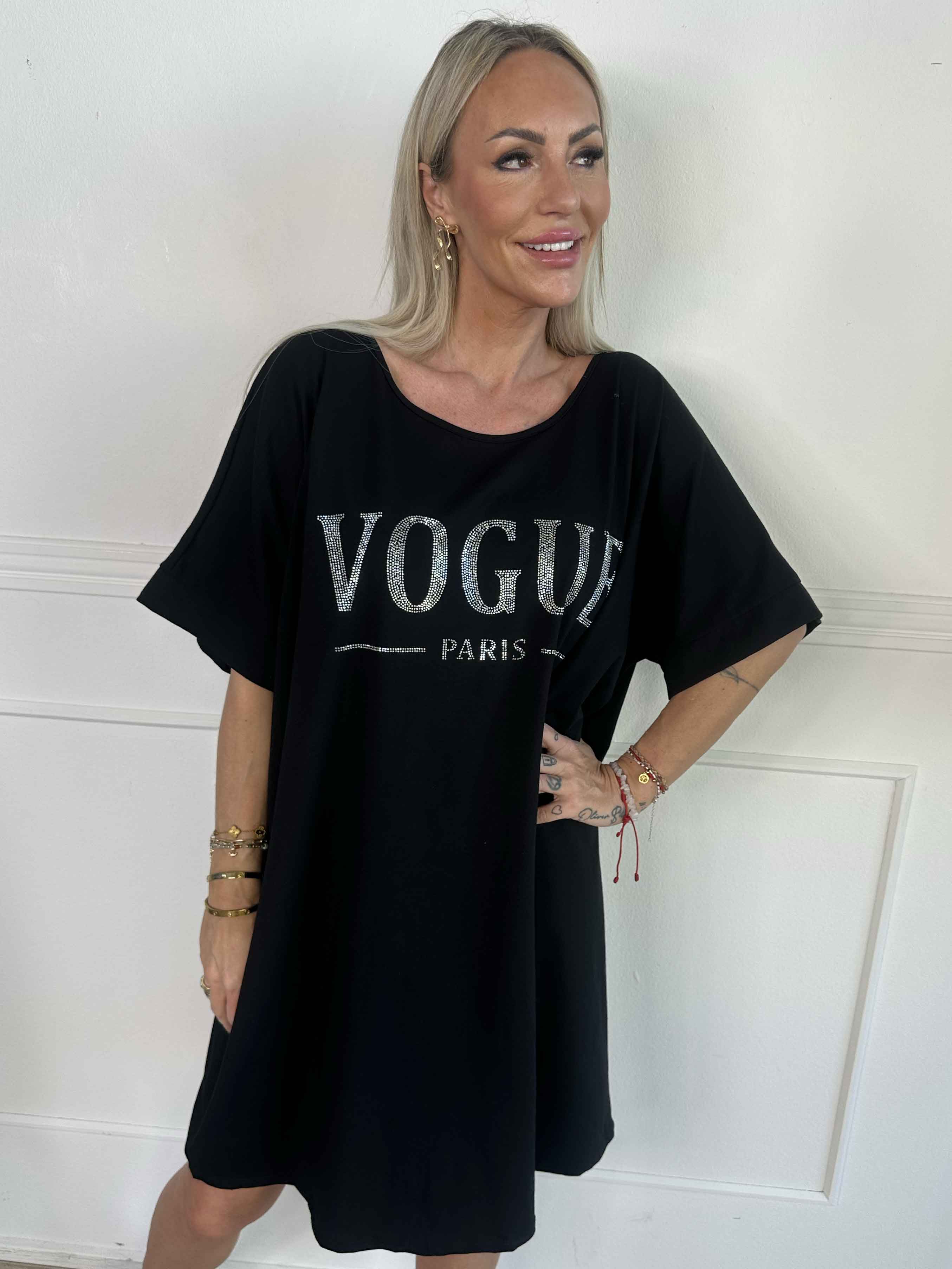 Mintu Dress - T-shirtklänning i bomull med similisten