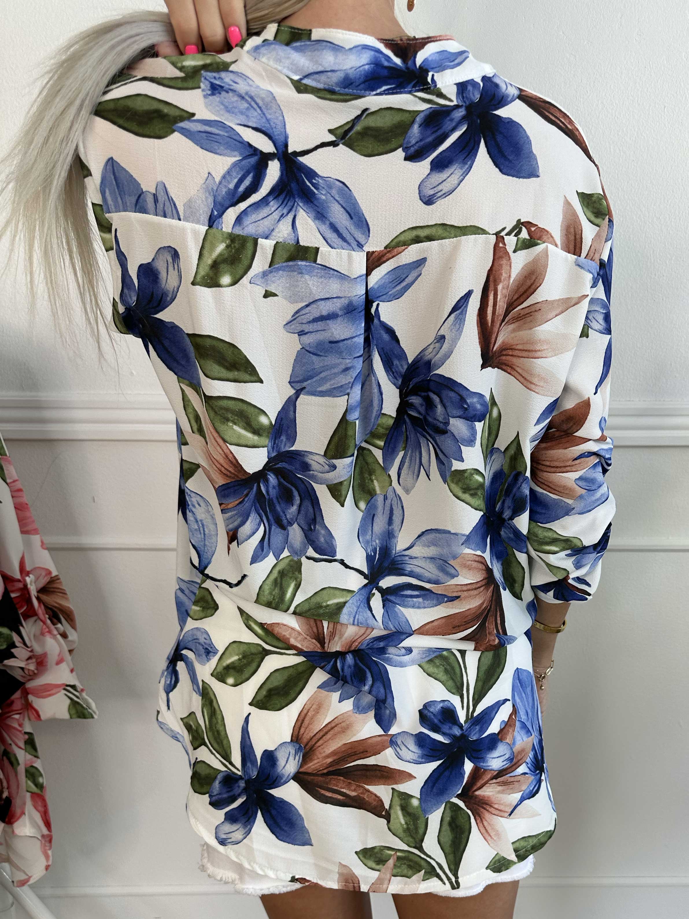 Vanesa Flower - Lätt och luftig tunika med blommönster