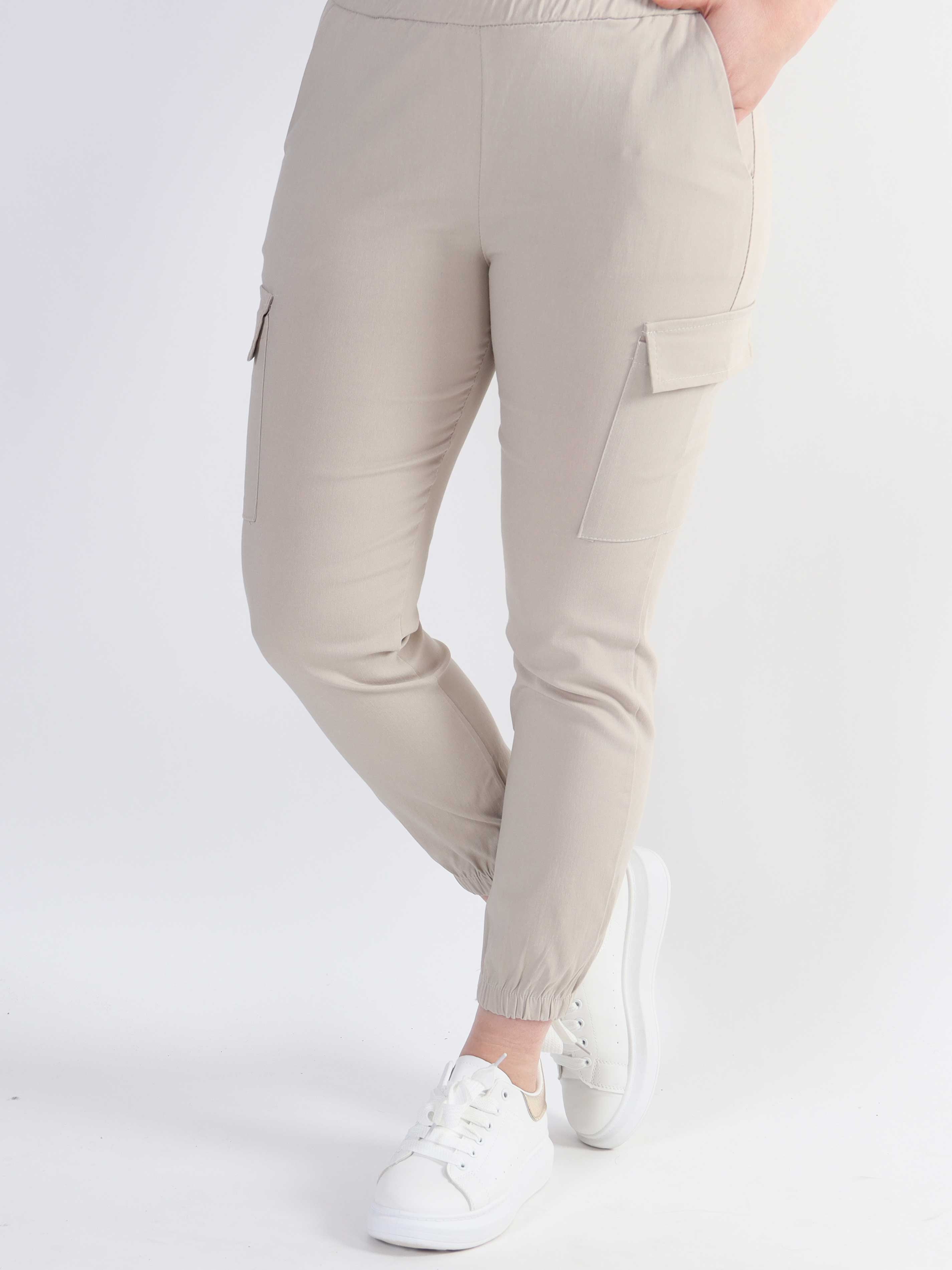 Isabella - Cargo byxor med fickor