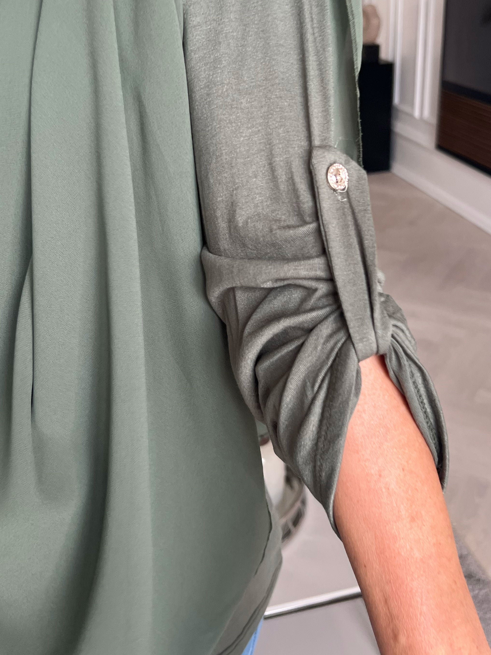 Kenya Shirt - Tunika med chiffonglager