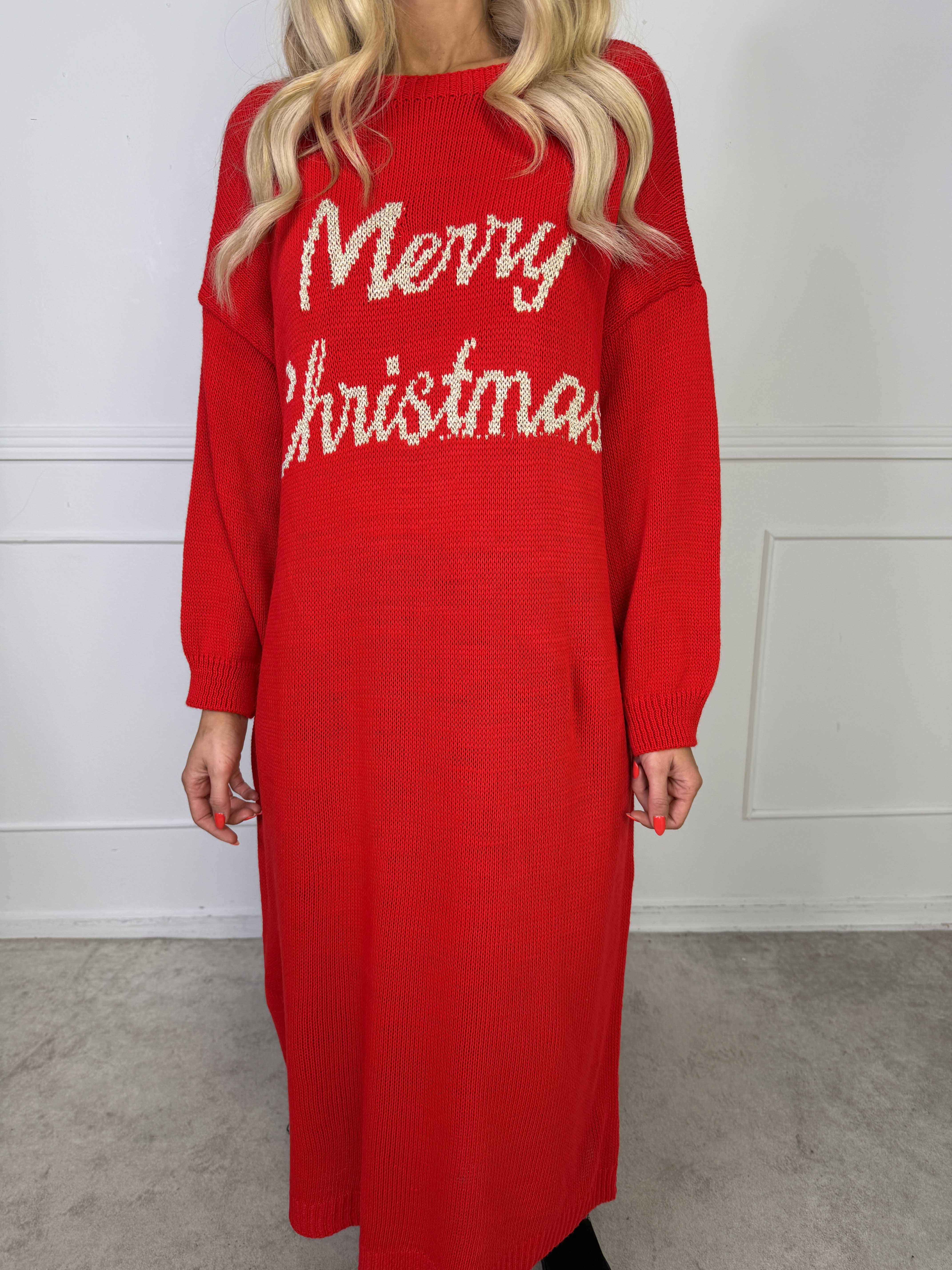 Merry Long - Jultröja med guldskrift
