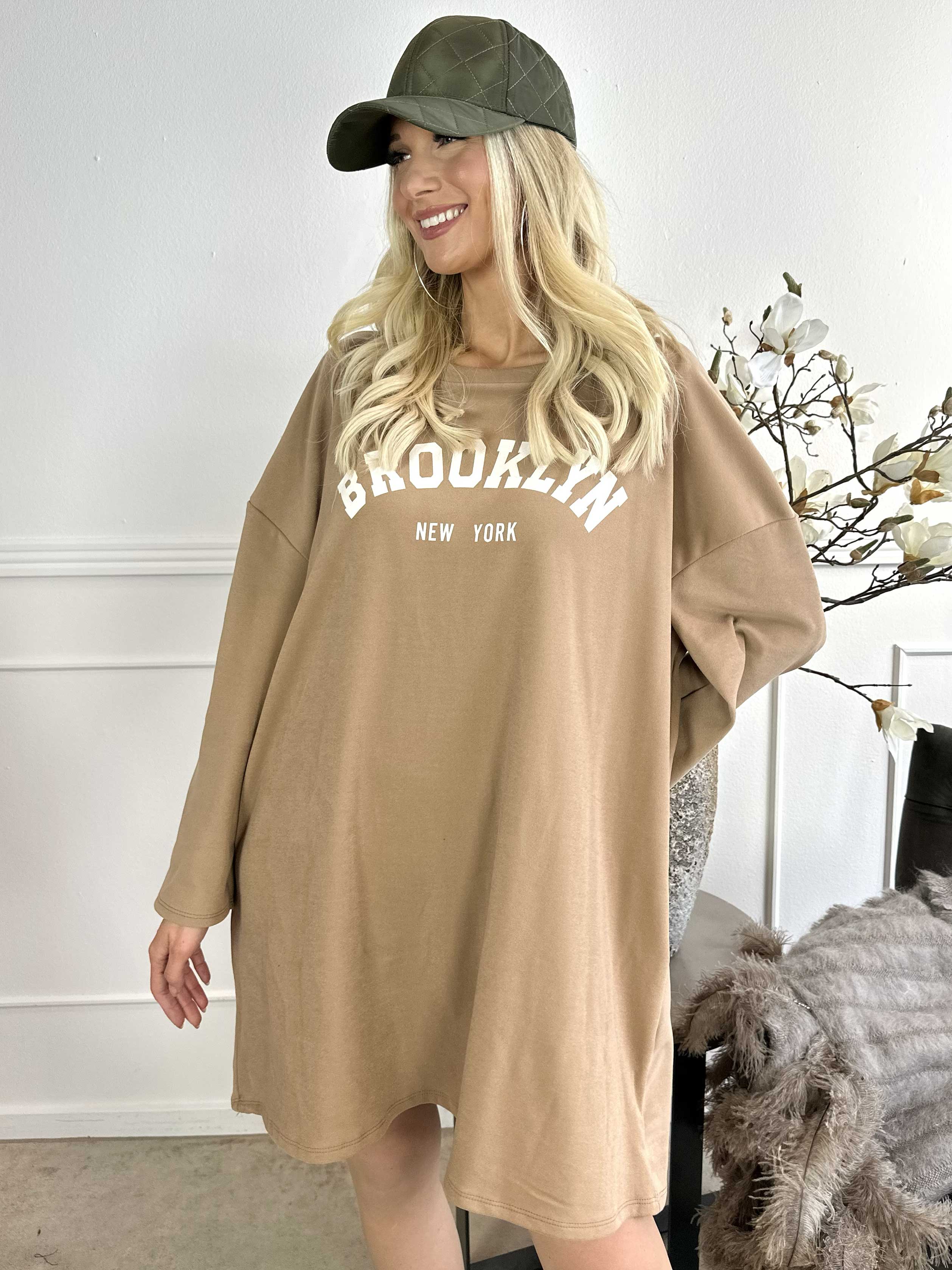 Thalia - Mycket mjuk sweatshirt med brooklyn stående