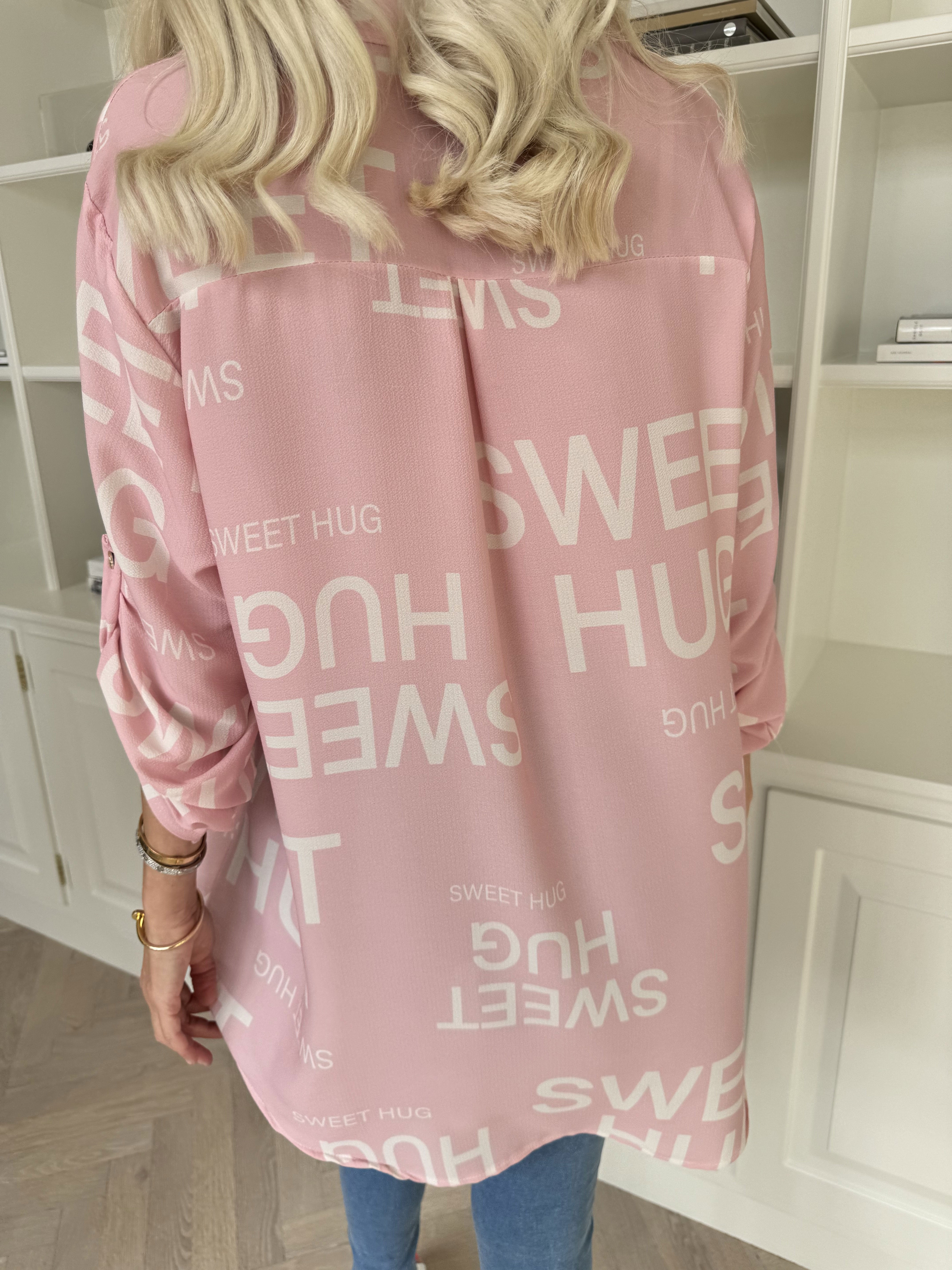 Vanesa Graphic - Söt tunika i viskos med text