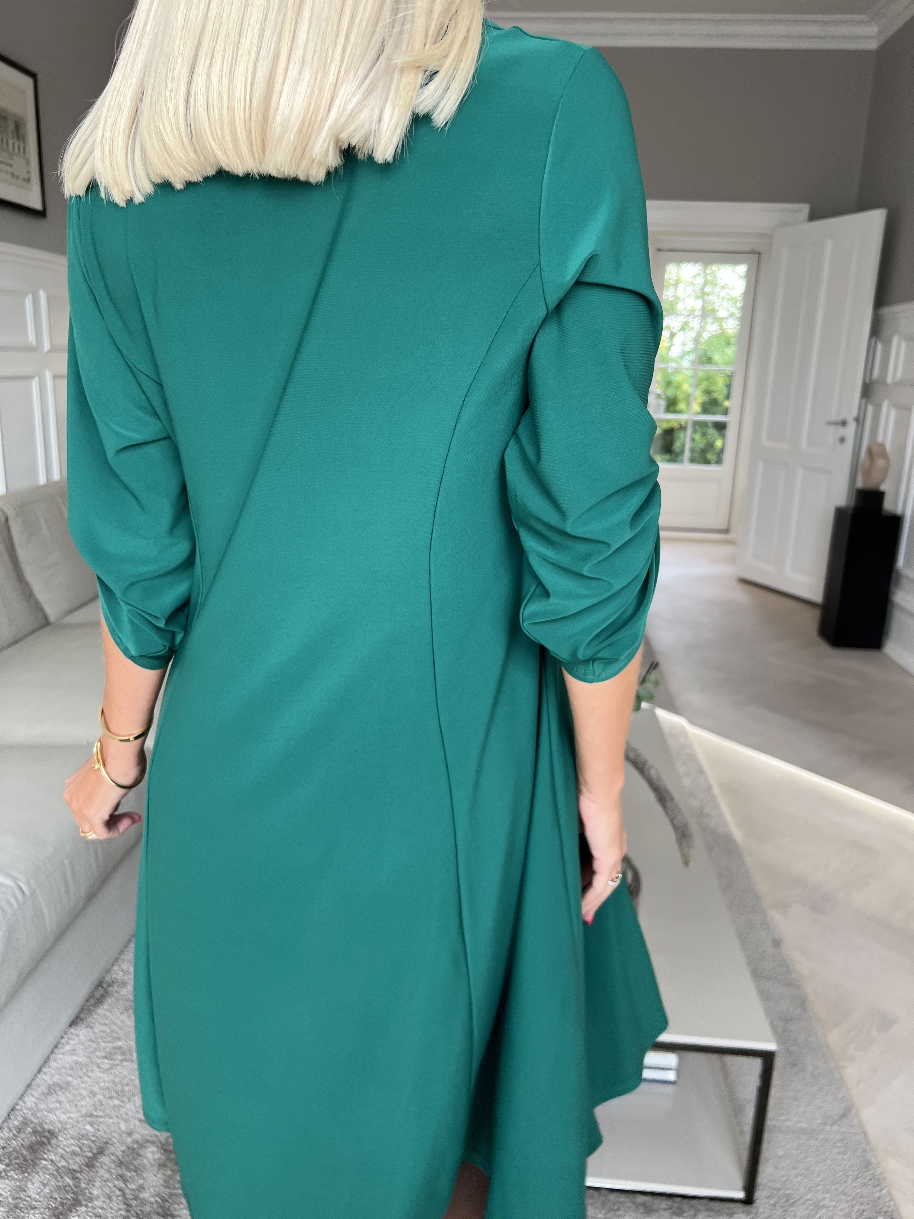 Maj Plain L/S - Slät klänning med resår