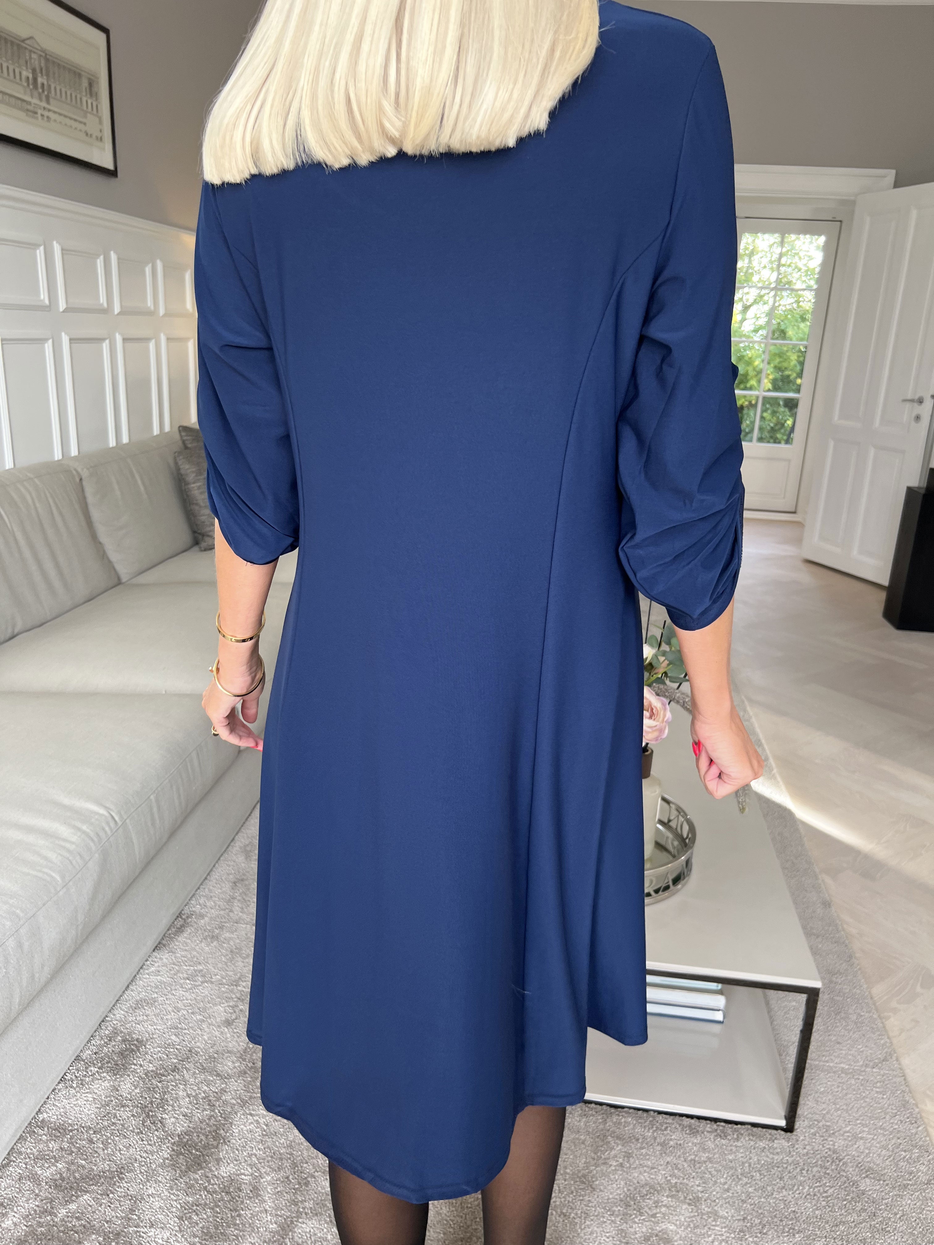Maj Plain L/S - Slät klänning med resår