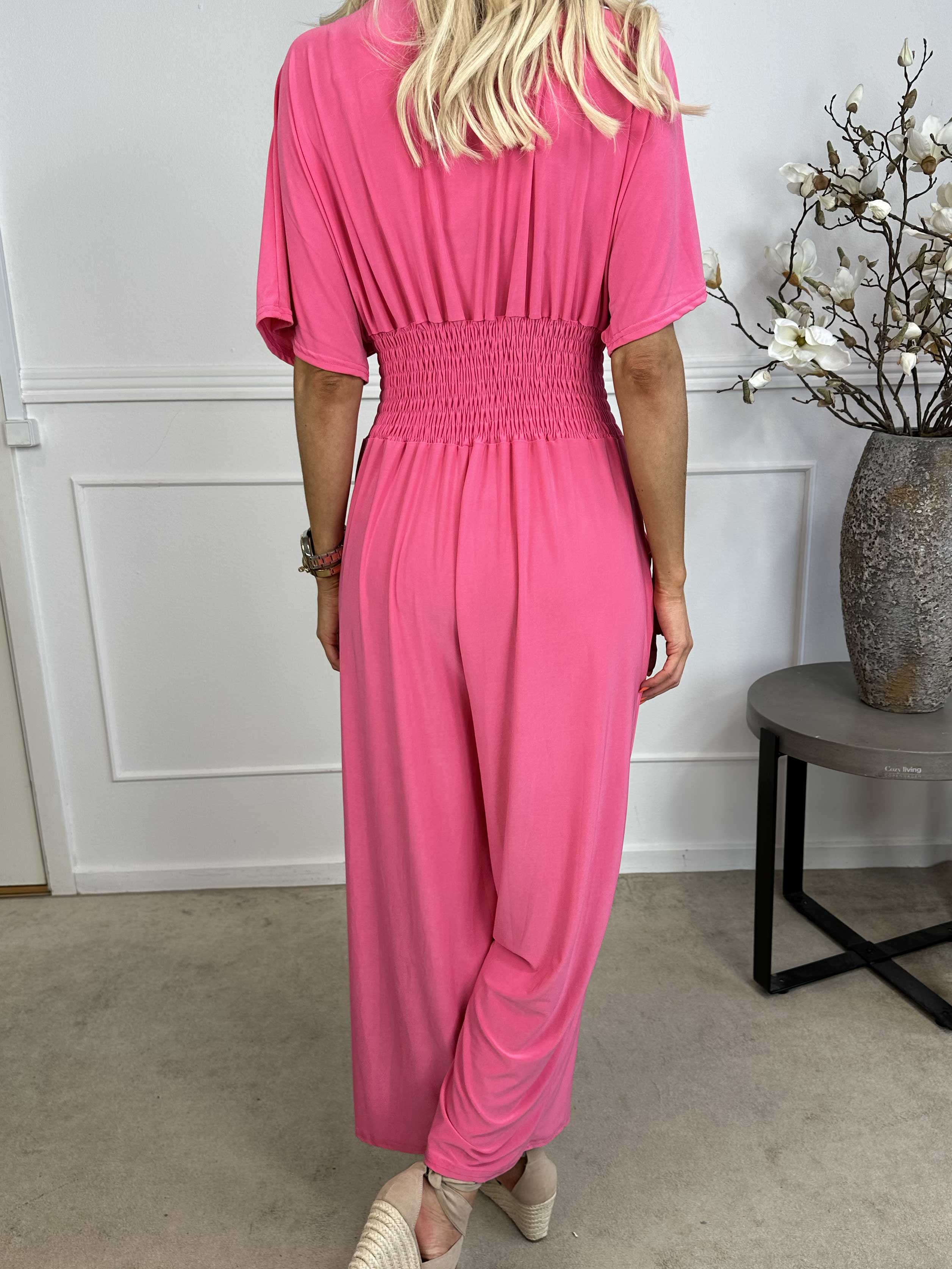 Pams Plain Jumpsuit - Elastisk enfärgad byxdräkt