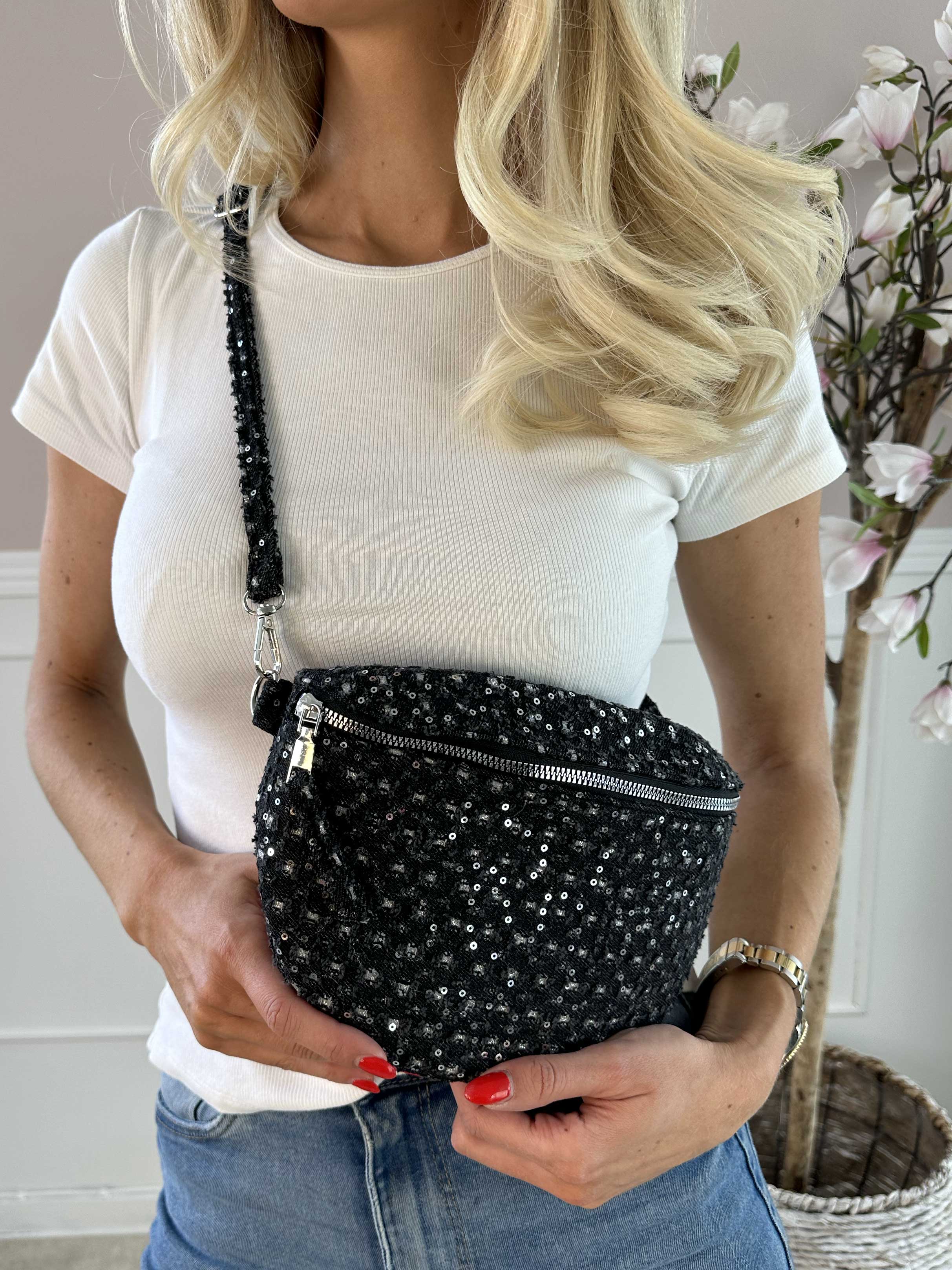 Viviane Denim - Liten crossbody-väska
